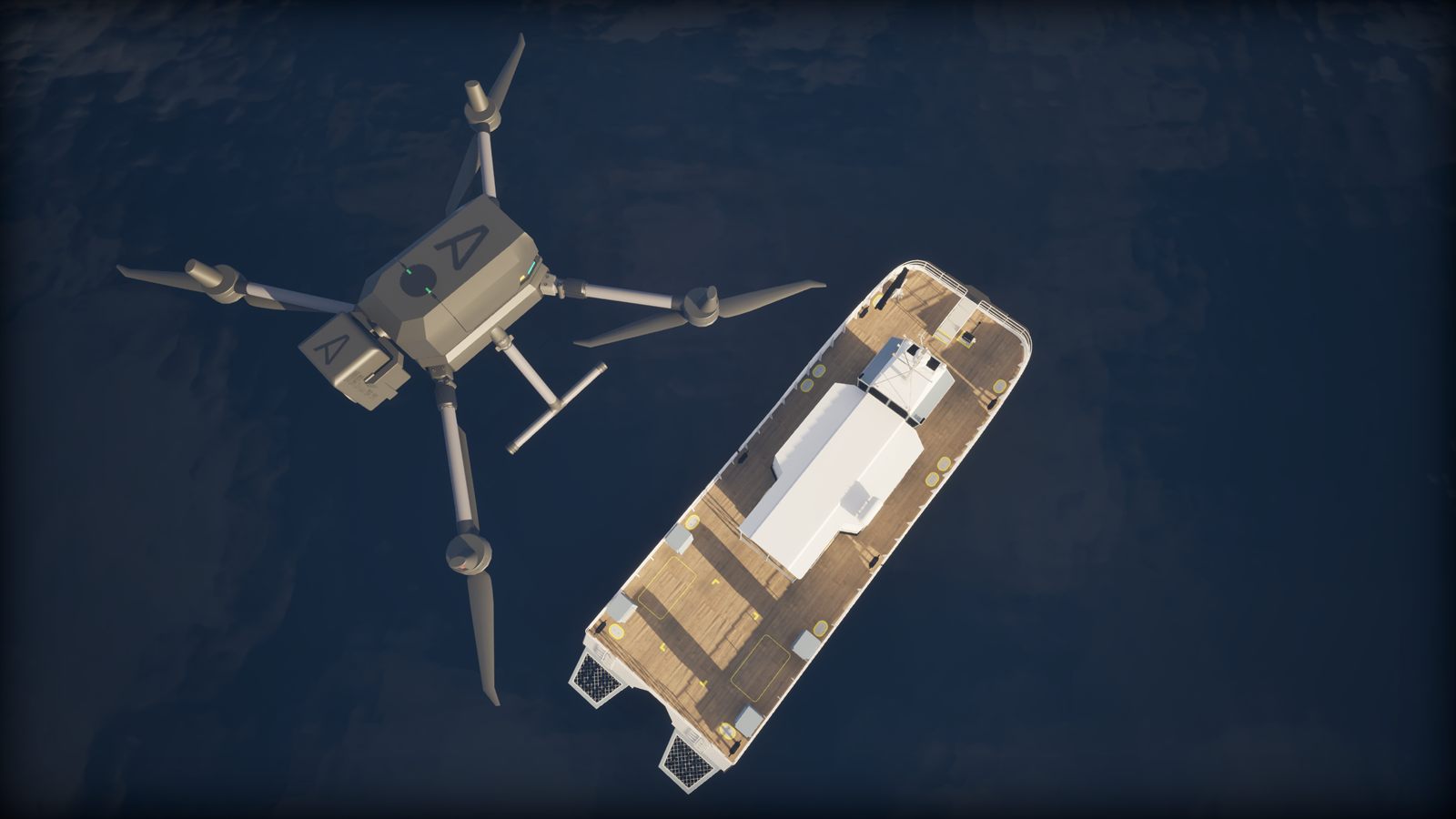 Dronu vēja turbīnu inspekcija